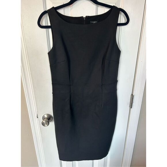 Ann Taylor black work dress stretchy comfy and classy size 8 NWT - Picture 1 of 7